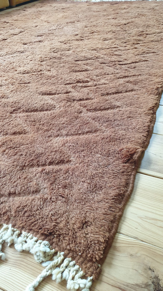 Image 1 of Tree of Colors Rich Brown Woolen Rug