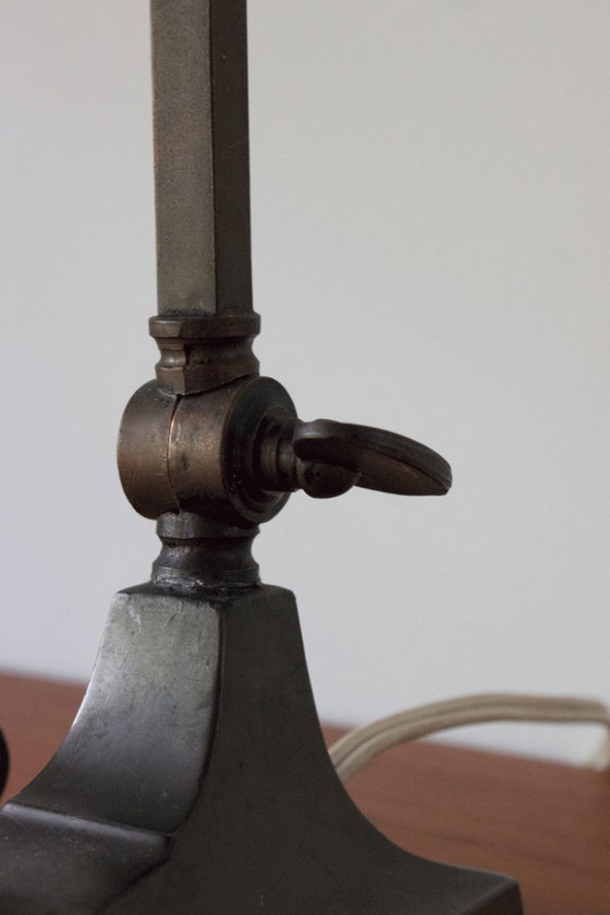 Image 1 of Antieke Art Deco Bureaulamp