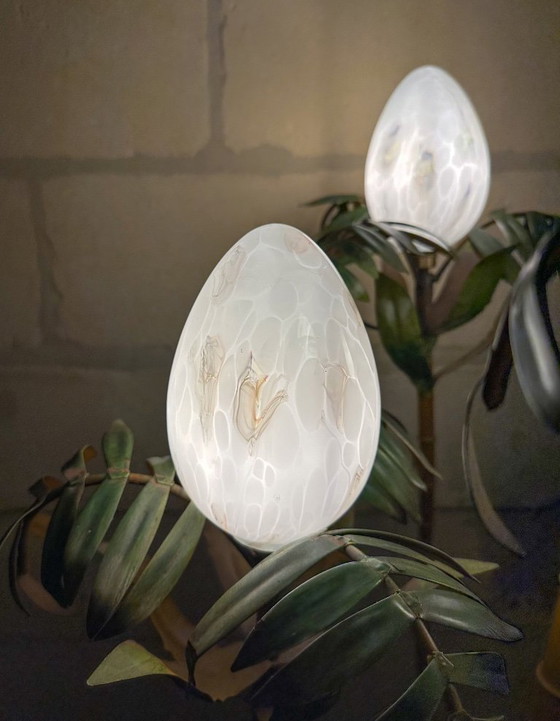 Image 1 of Vintage palm tree floor lamp