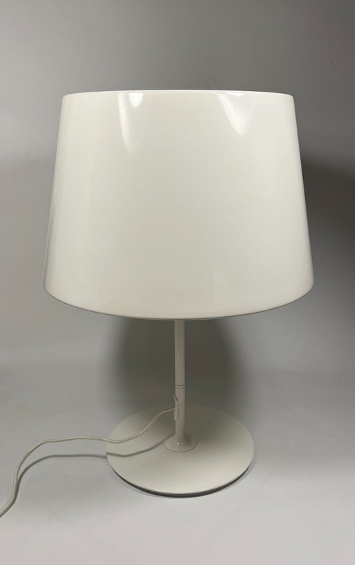 Rare large IKEA KULLA table lamp - White - Design by C. Halskov & H. Dalsgaard