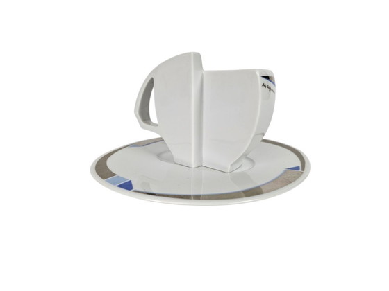Image 1 of Rosenthal - Studio Line - Memphis style - Antje Bruggemann - Kunstlertasse Nr. 24 - Germany -.