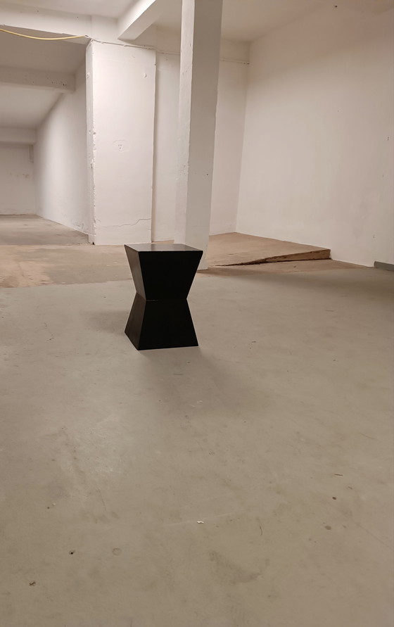 Image 1 of Geometric wooden side table 