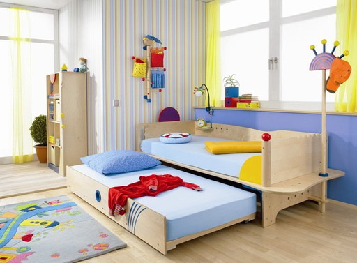 Children's / youth bed with guest bed according to HABA design Simsala