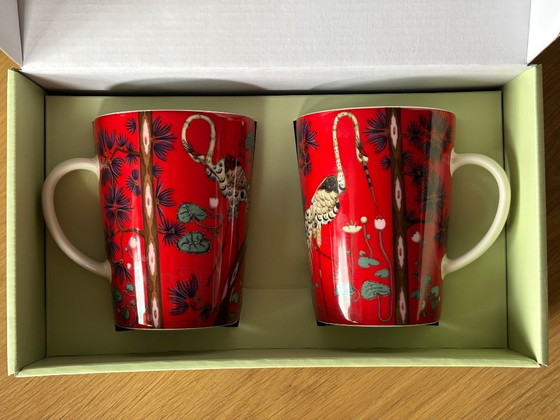 Image 1 of Mug Ittala Taika édition 15e anniversaire rouge 2 x 0,4 L