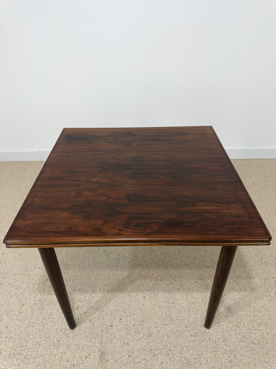 Image 1 of Extendable Scandinavian rosewood dining table – 1960s/70s