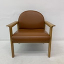 Vintage Leather Lounge Chair, 1970s