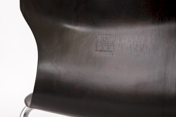 Image 1 of 1 of 12 Flötotto Pagwood Chair – German Design Classic, 1970s, Chrome & Plywood