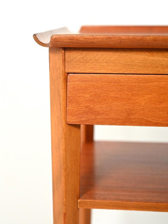 Image 1 of Scandinavian teak bedside table by Bertil Fridhagen