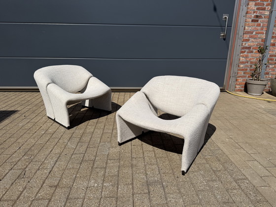 Image 1 of Artifort F580 Groovy armchairs in mint condition!! Pierre Paulin