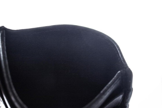 Image 1 of Gucci, black leather monogram embossed card holder