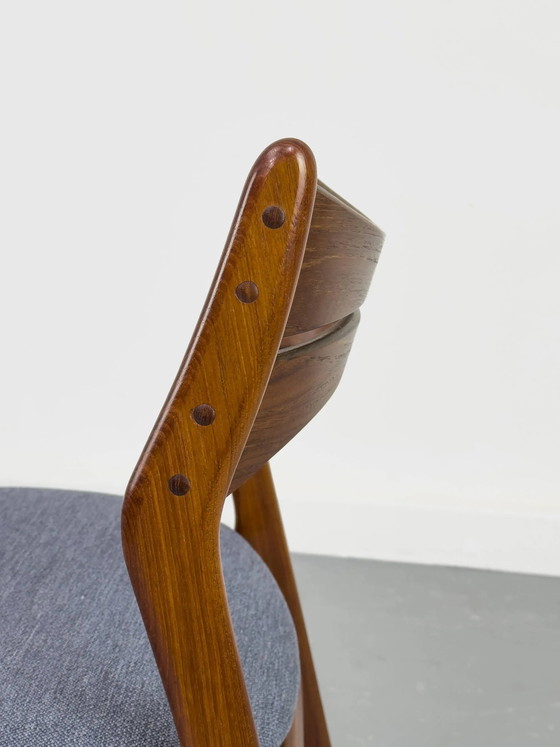 6 Deense Teak Eetkamerstoelen van Erik Buch voor Chr. Christensens, jaren 60 – Mid Century Modern (photo 21 of 24)