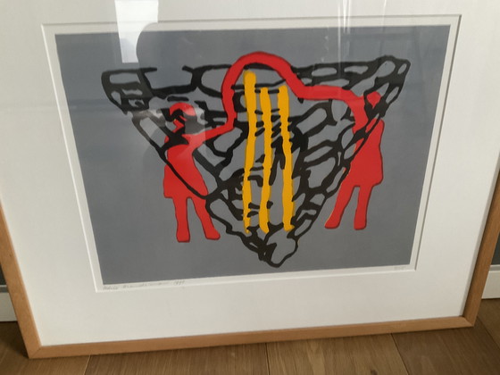 Image 1 of Zeefdruk juego 1 de Adrie Arendsman