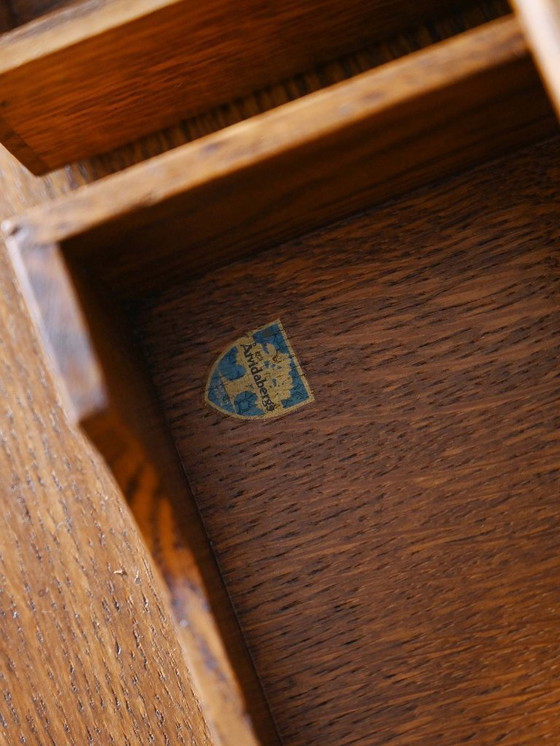 Image 1 of Secretaire vintage scandinavo in rovere di Nybro Möbelfabrik