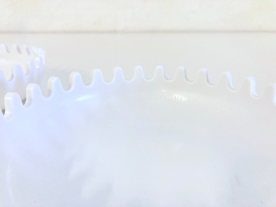 Image 1 of White Clam ashtray, Alan Fletcher design for furniture, 1970s