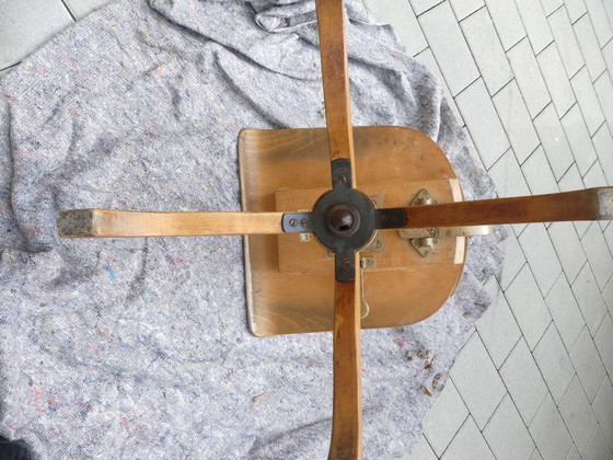 Image 1 of Sedia da scrivania girevole, anni '50, legno, WstaEb