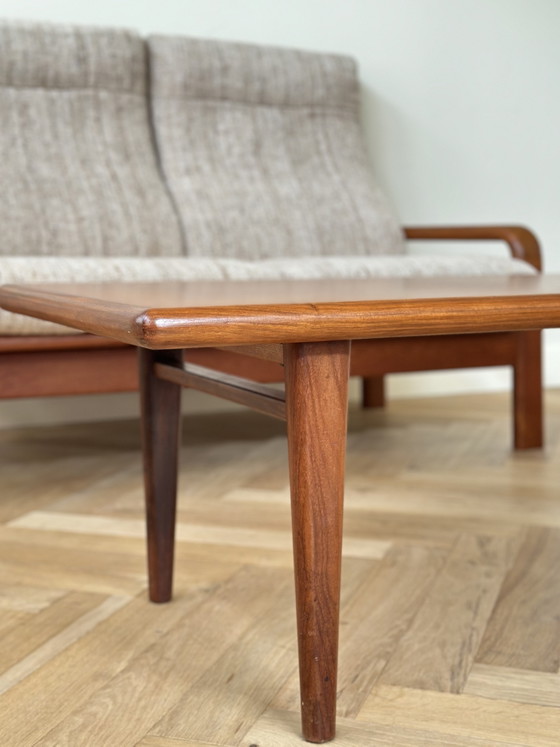 Image 1 of Vintage salontafel Deens teak hout jaren 50/60/70