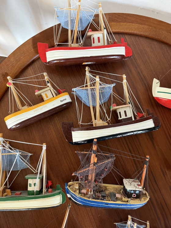 Image 1 of Set of 10x Danish fishing boat ‘70