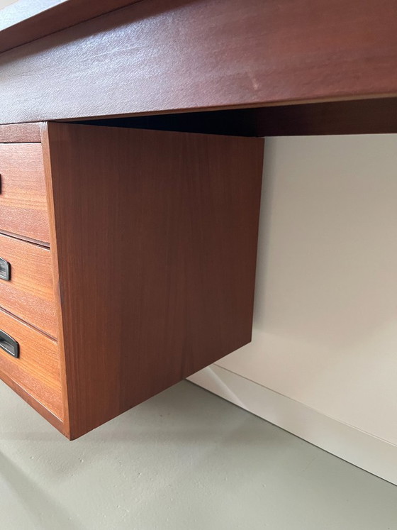 Bureau Arne Vodder Drop Leaf Desk, Jaren 60 – Wood (photo 9 of 10)