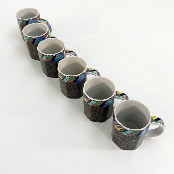 Image 1 of Paar mokken Scenario Metropol door Barbara Brenner voor Rosenthal, 1990