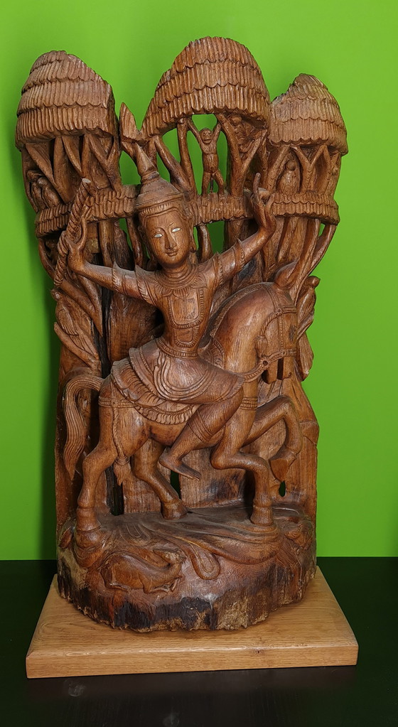 Image 1 of Talla de madera tailandesa súper hermosa