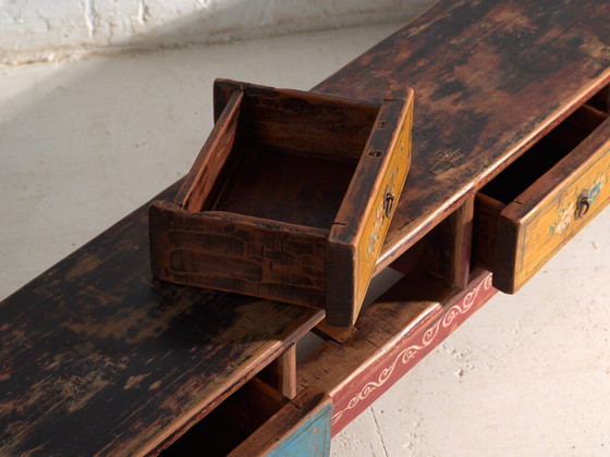 Mobile basso antico in legno di olmo – Cina, circa 1900 – Credenze con vetrina, Iron (photo 25 of 40)