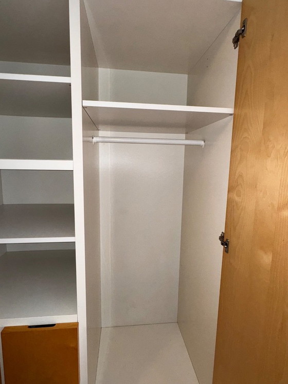 Vintage IKEA RAKKE Wardrobe, Design Classic from the 1990s, Wood, White (photo 3 of 20)