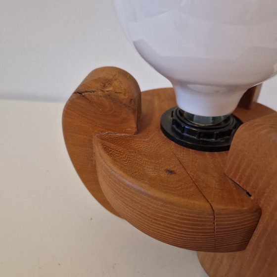 Image 1 of Vintage Lamp Danish Lamp 70s Pine