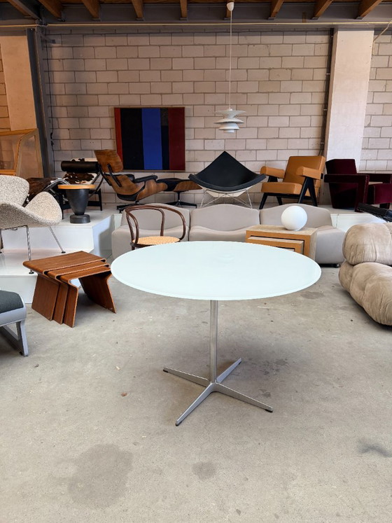 Fritz Hansen tafel glas – Eettafels, Metal (photo 5 of 11)