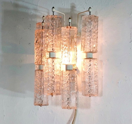 Large wall lamp Paolo Venini murano glass , Italy 1960