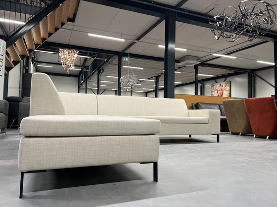 Image 1 of Gelderland 6511 Corner Sofa with Hocker Clara fabric 240x280