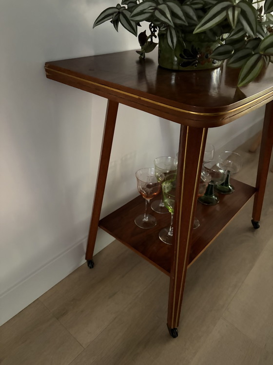 Verrijdbaar Serveerwagen Jaren 50/60 – Metal, Wood (photo 8 of 12)