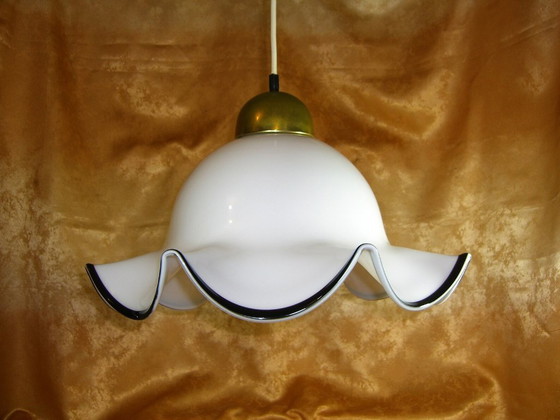 Image 1 of Mid Century Murano Glass Pendant Light, Peil and Putzler, Germany 