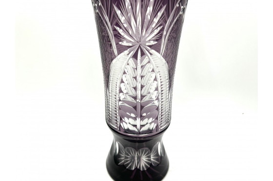 Image 1 of Große Kristallvase, Polen, 1960er Jahre