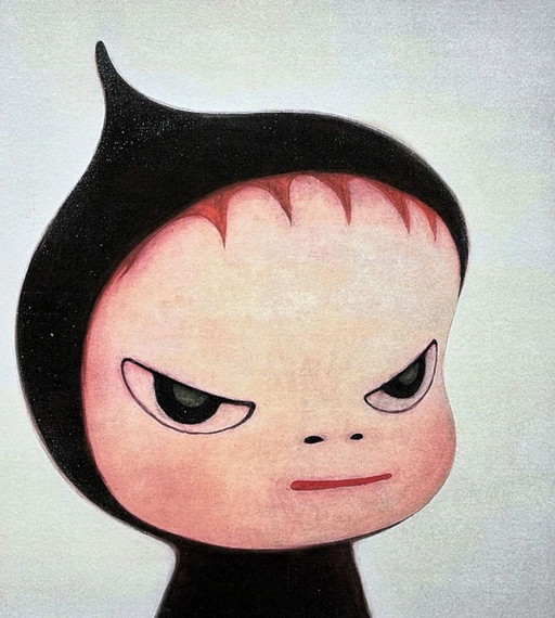 D'après Nara Yoshitomo, Nobody's Fool I, années 1990, lithographie en édition limitée