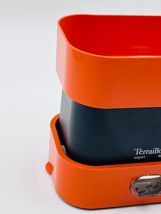 Image 1 of Vintage orange Terraillon scale from the 1970s