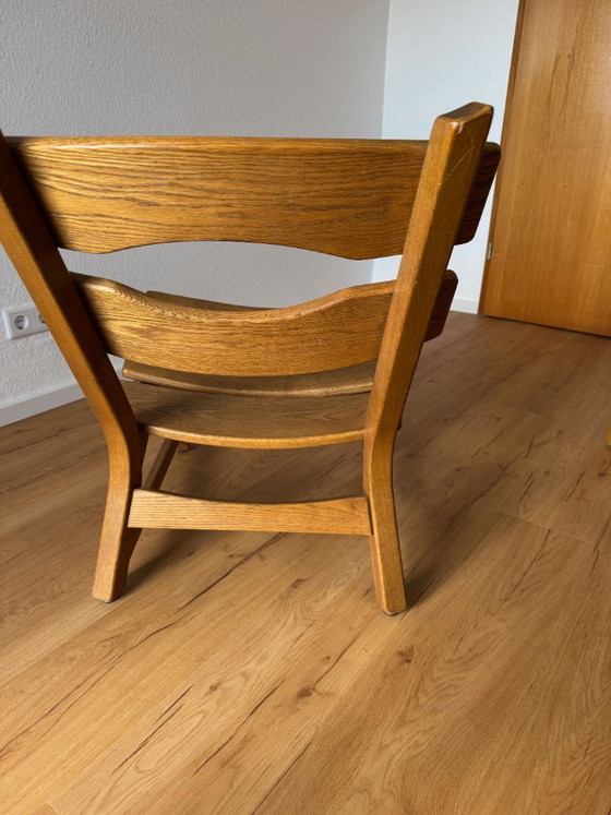 Classico del Design Brutalista: Gruppo Sedute AWA Almelo Rovere Massello (1982) – Poltrone, Legno (photo 3 of 10)