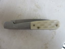 Coltello tascabile pieghevole Vendetta Corsican in acciaio A20 e osso, con simboli di testa di moro e cinghiale, vintage