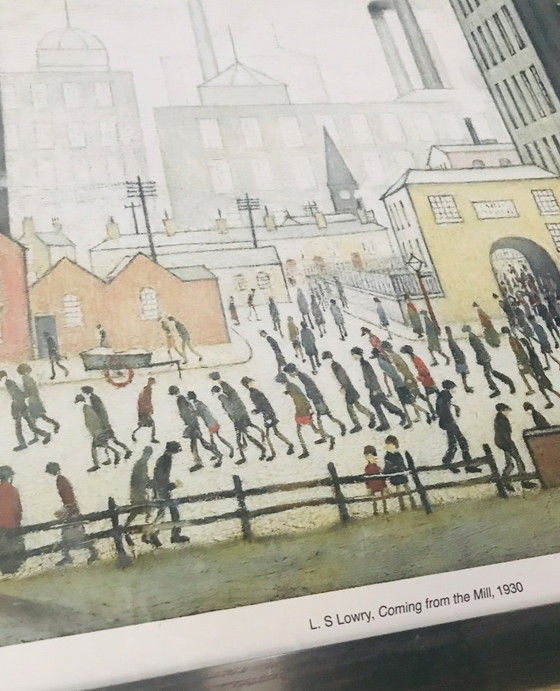 Image 1 of Ilustración enmarcada de L.S. Lowry (antigua)