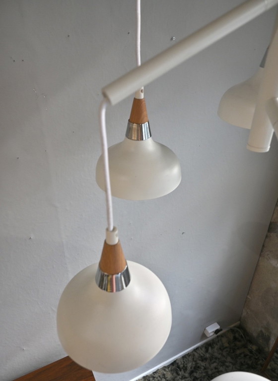 Image 1 of Scandinavisch Design Hanglamp met 5 Kapjes door Havsö Zweden