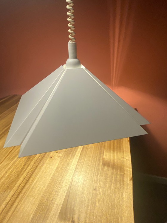 Lampada a Sospensione Dijkstra Piramide | Mid-Century Modern Olandese | Regolabile a Saliscendi | Anni '70 (photo 4 of 23)