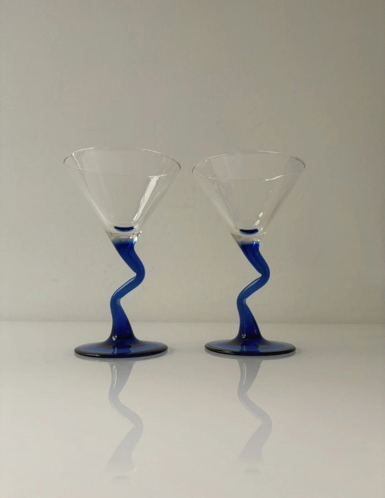Set di 2 bicchieri da martini retrò anni '80, marca Liberty Glass – Bicchieri e caraffe (photo 8 of 11)
