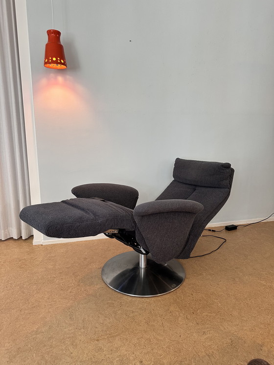 Image 1 of Himolla S-Lounger recliner - extra luxury version with 3 motors - basalt gray