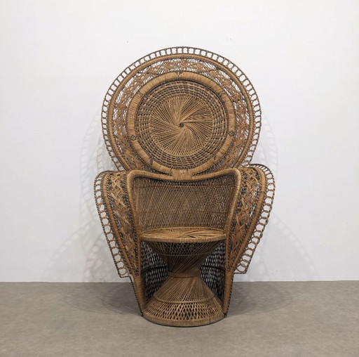 Fauteuil Emmanuelle en rotin