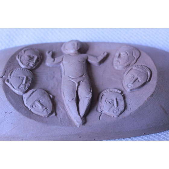 Image 1 of Vintage terracotta study by Mario Molteni, 1983