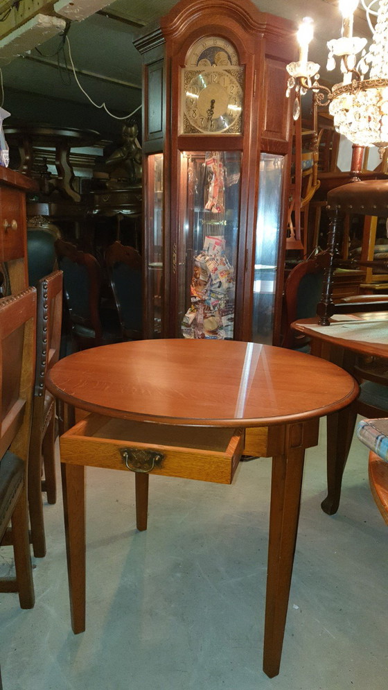 Image 1 of Cherry wood Art Nouveau side table