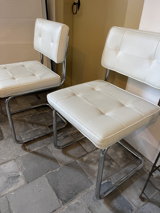 Image 1 of 4 sedie di design effetto Gispen
