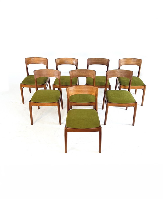 Image 1 of 8x Henning Kjærnulf restaurado, Korup Stolefabrik '60