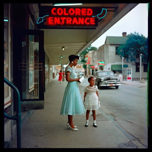 Alabama. Photo by Gordon Parks on racism and American apartheid - 45.7 x 45.7 cm