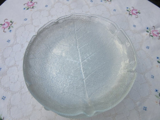 Arcoroc Aspen Leaves Bicchieri 6 Piatti Diam. 20 Cm Vintage MCM – Stoviglie, Glass (photo 3 of 6)