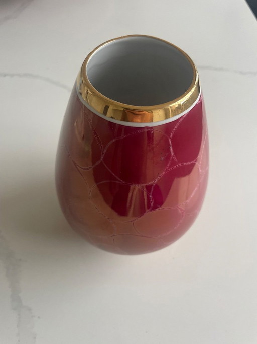 Vintage Porcelaine de Bruxelles “Romance” vase